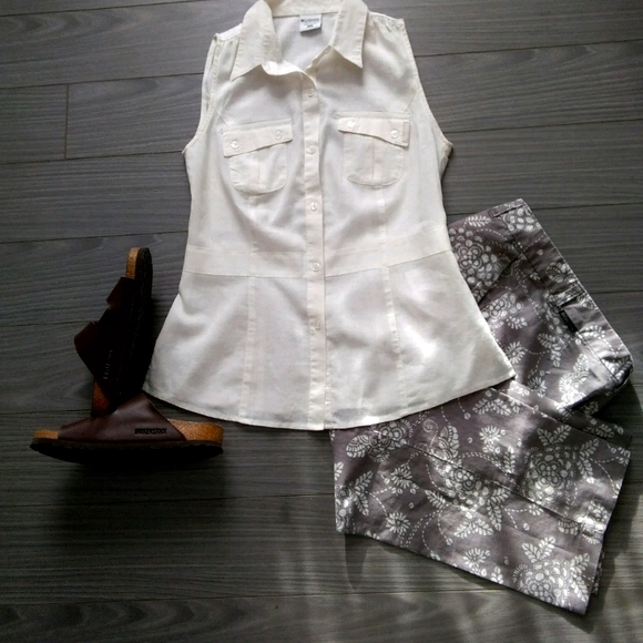 COLUMBIA SPORTSWEAR Linen Capri's - Picture 4 of 10